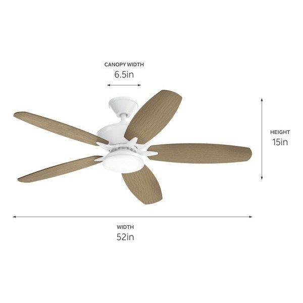 Kichler - Kichler 52 Inch Renew Designer Fan LED - Lights Canada