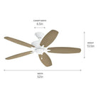 Kichler - Kichler 52 Inch Renew Energy Star Fan - Lights Canada