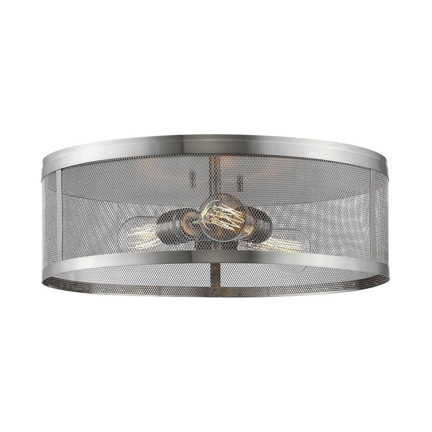 Z-Lite - Meshsmith Flush Mount - Lights Canada