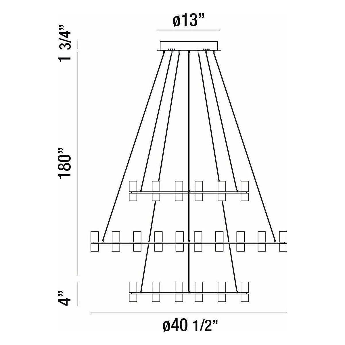 Eurofase - Netto Chandelier - Lights Canada