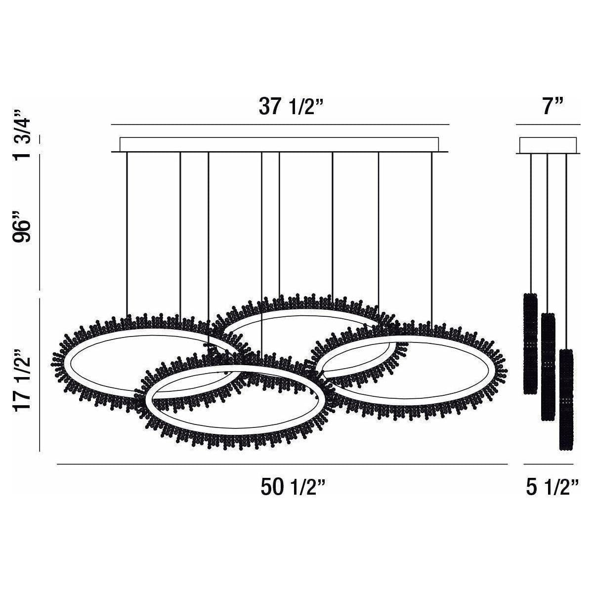 Eurofase - Scoppia Chandelier - Lights Canada