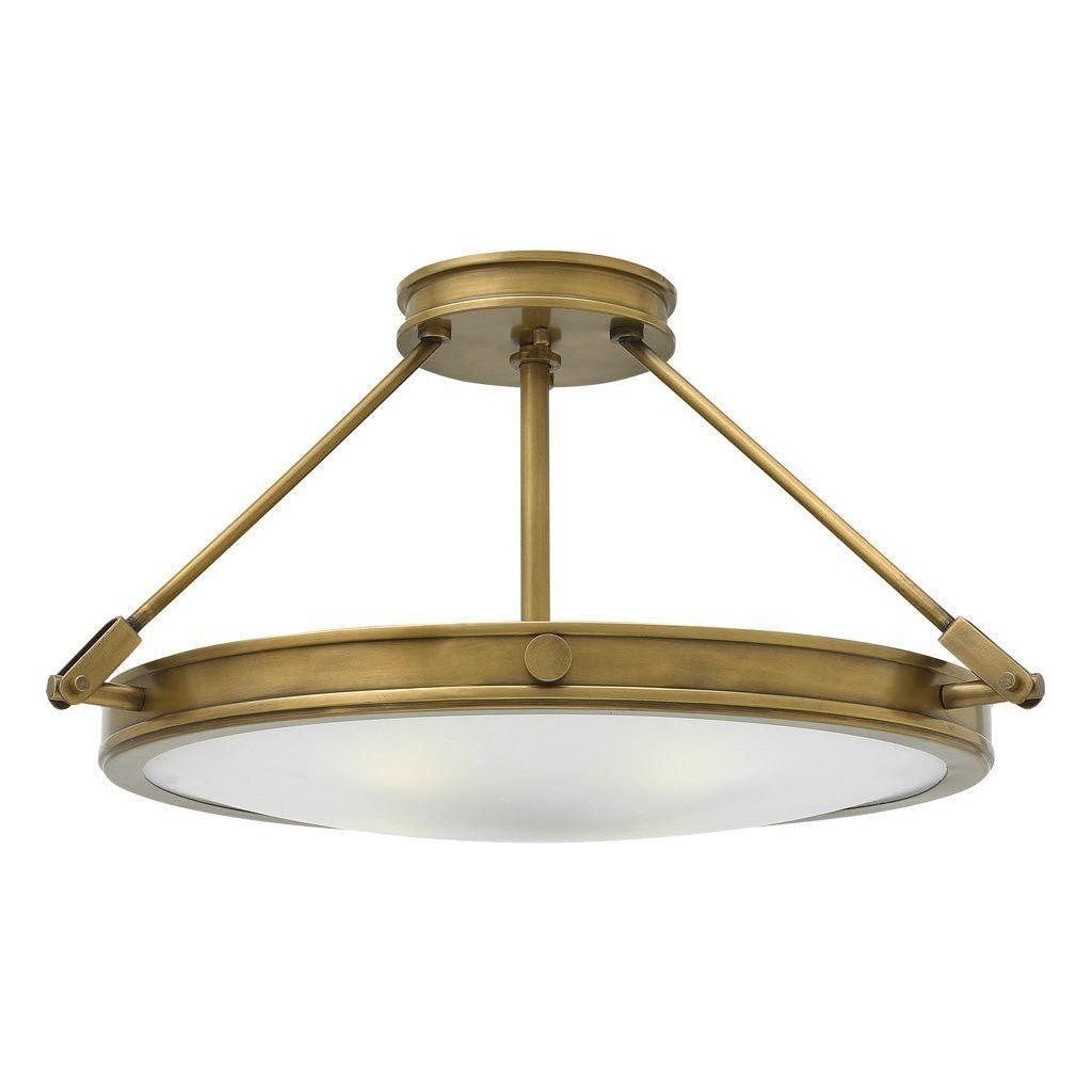 Hinkley - Collier Medium LED Semi-Flush Mount - Lights Canada
