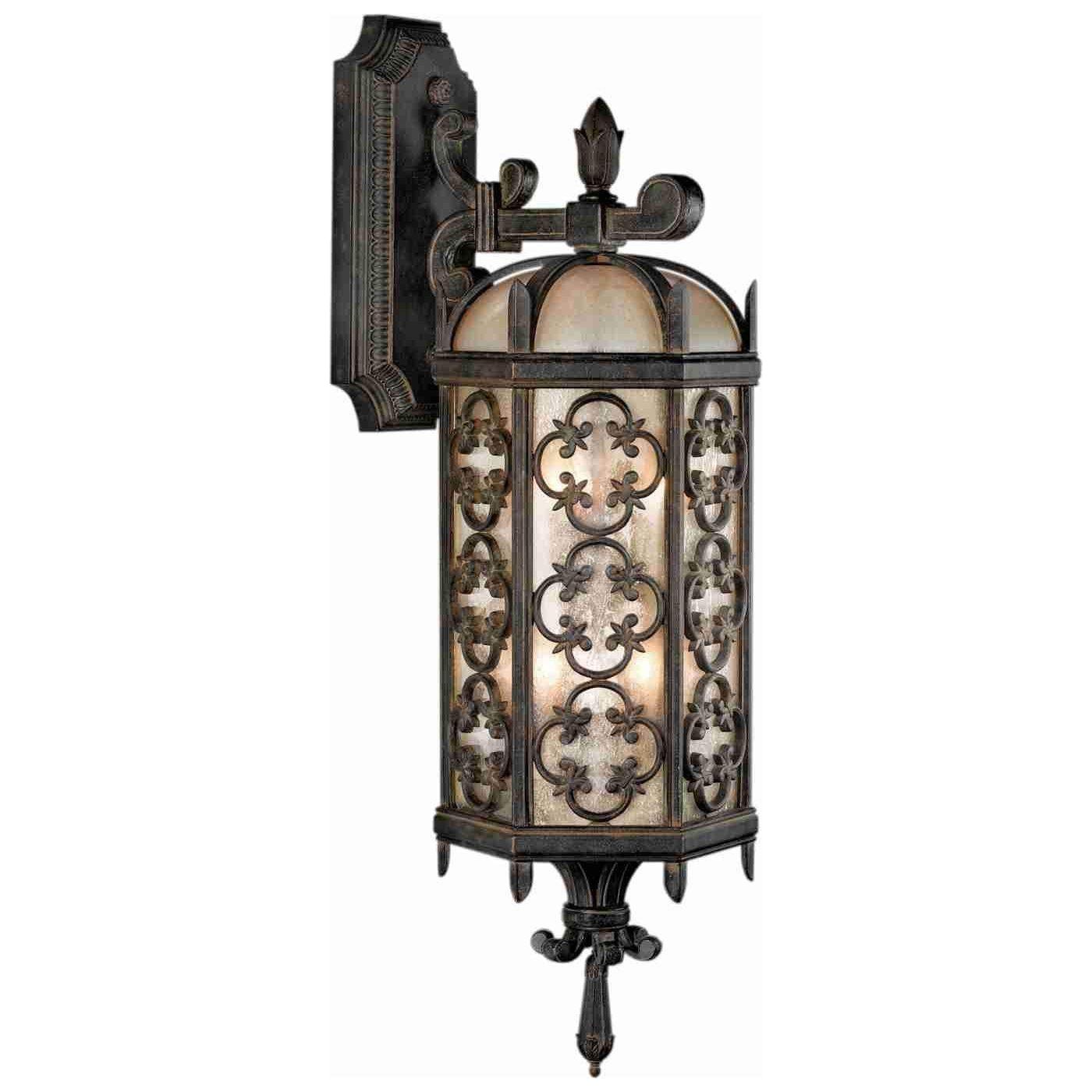 Fine Art Handcrafted Lighting - Costa del Sol Outdoor Wall Light - Lights Canada