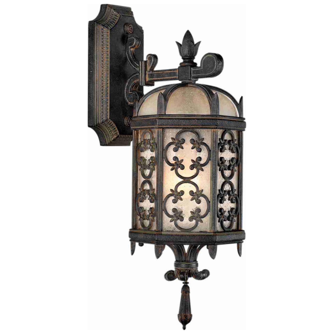 Fine Art Handcrafted Lighting - Costa del Sol Outdoor Wall Light - Lights Canada