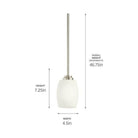 Kichler - Kichler Eileen Mini Pendant 1Lt LED - Lights Canada