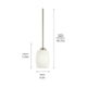 Kichler - Kichler Eileen Mini Pendant 1Lt LED - Lights Canada