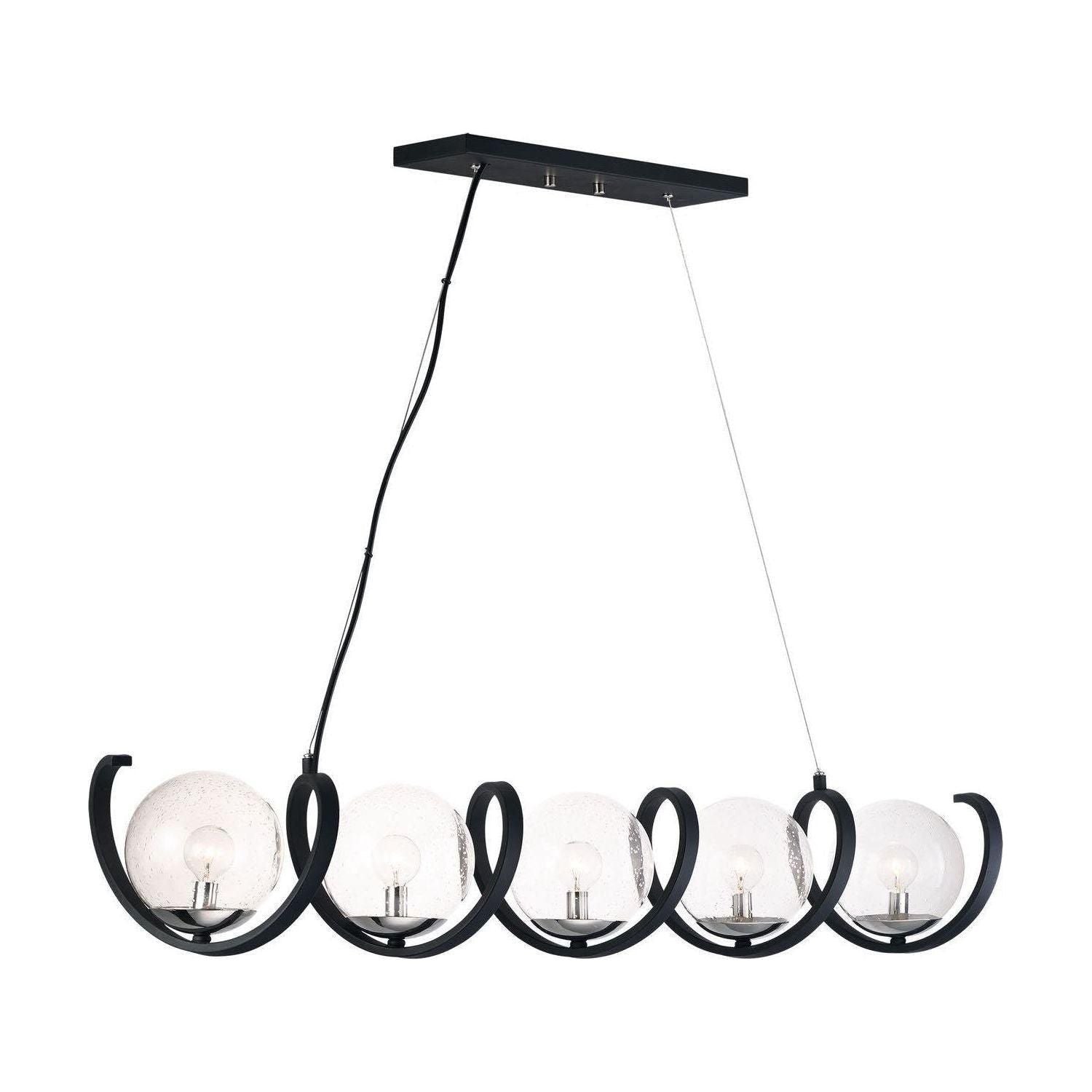Maxim Lighting - Curlicue Linear Suspension - Lights Canada