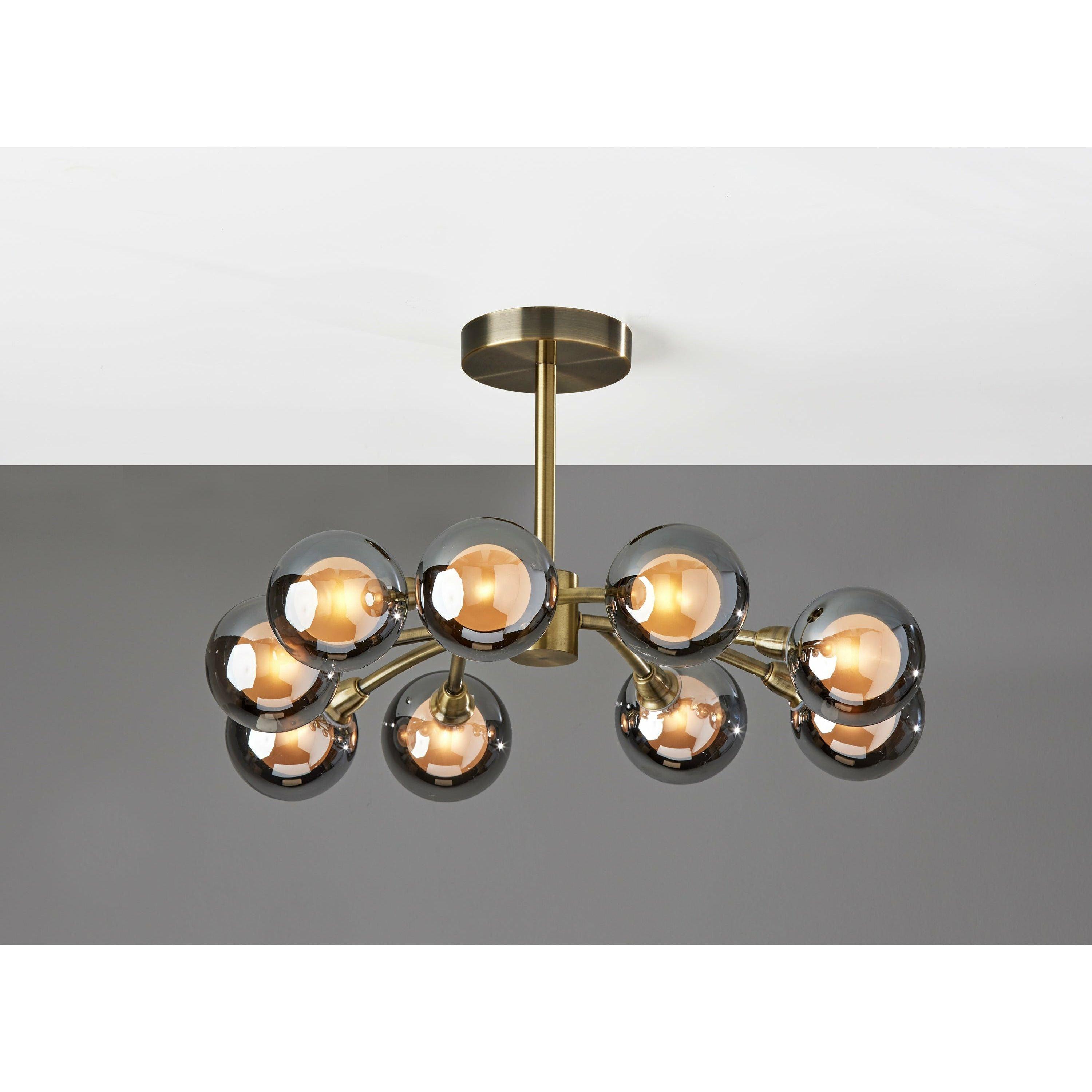 Adesso - Starling Semi Flush Mount - Lights Canada