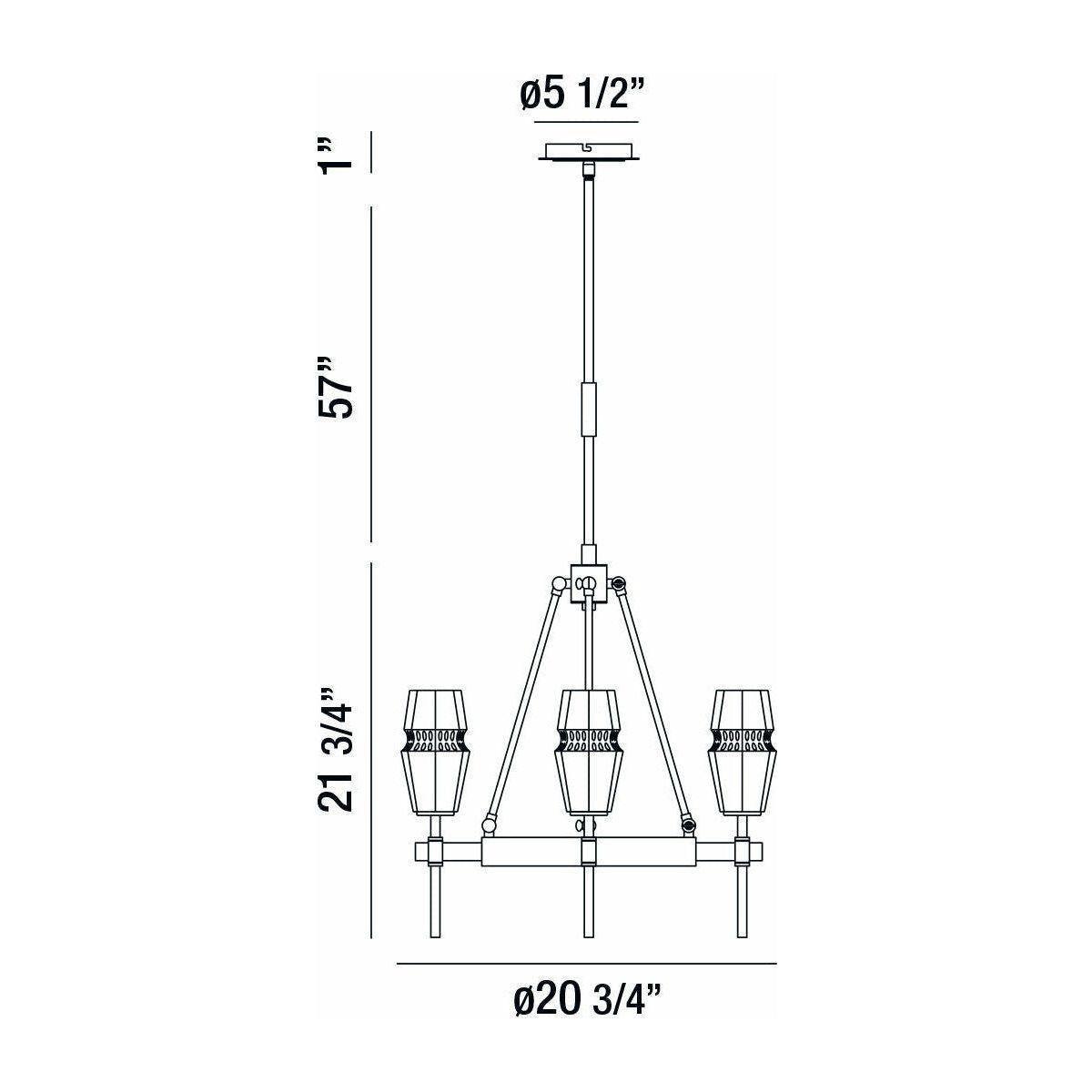Eurofase - Gladstone Chandelier - Lights Canada