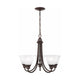 Generation Lighting - Windgate 5-Light Chandelier (with Bulbs) - Lights Canada