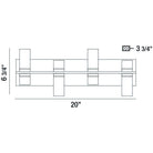 Eurofase - Netto Vanity Light - Lights Canada
