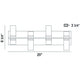 Eurofase - Netto Vanity Light - Lights Canada