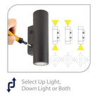 WAC Lighting - Estrella LED 6.5" Indoor/Outdoor 12V Wall Cylinder - Lights Canada