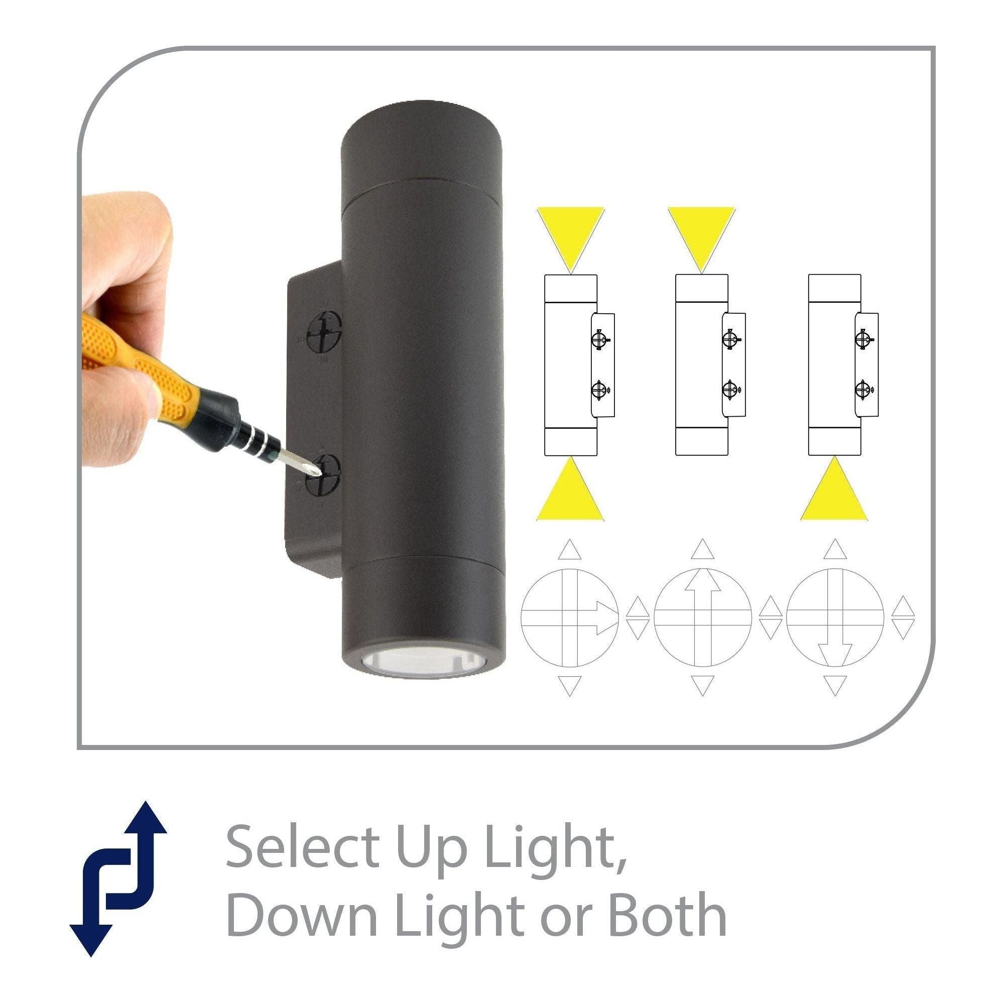 WAC Lighting - Estrella LED 6.5" Indoor/Outdoor 12V Wall Cylinder - Lights Canada