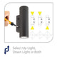 WAC Lighting - Estrella LED 6.5" Indoor/Outdoor 12V Wall Cylinder - Lights Canada