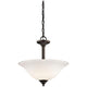 Kichler - Armida 15" 2-Light Convertible Pendant with LED Bulbs - Lights Canada