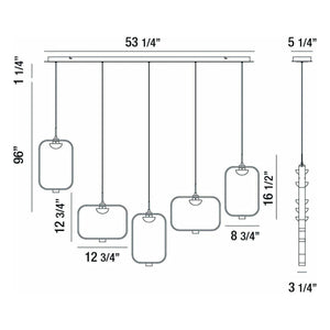 Eurofase - Dagmar Chandelier - Lights Canada