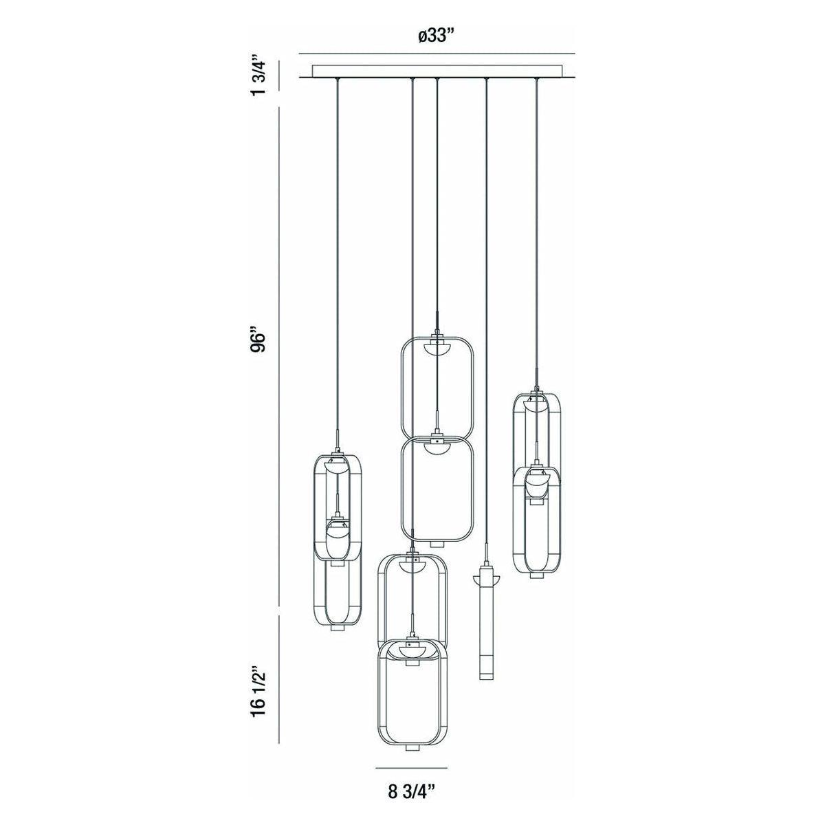 Eurofase - Dagmar Chandelier - Lights Canada