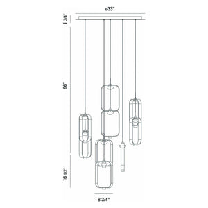 Eurofase - Dagmar Chandelier - Lights Canada