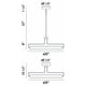 Eurofase - Pemberton Semi Flush Mount - Lights Canada
