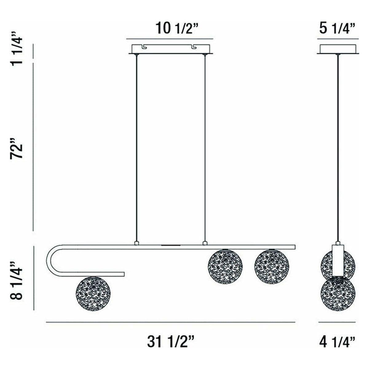 Eurofase - Phillimore Chandelier - Lights Canada