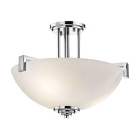 Eileen 14.5" 3-Light Convertible Pendant with LED Bulbs