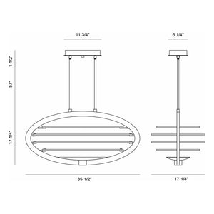 Eurofase - Ombra Chandelier - Lights Canada