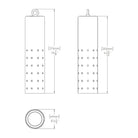 WAC Lighting - Estrella LED Indoor/Outdoor 12V Pendant with Slotted Cover - Lights Canada
