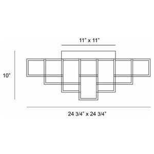 Eurofase - Ferro Flush Mount - Lights Canada