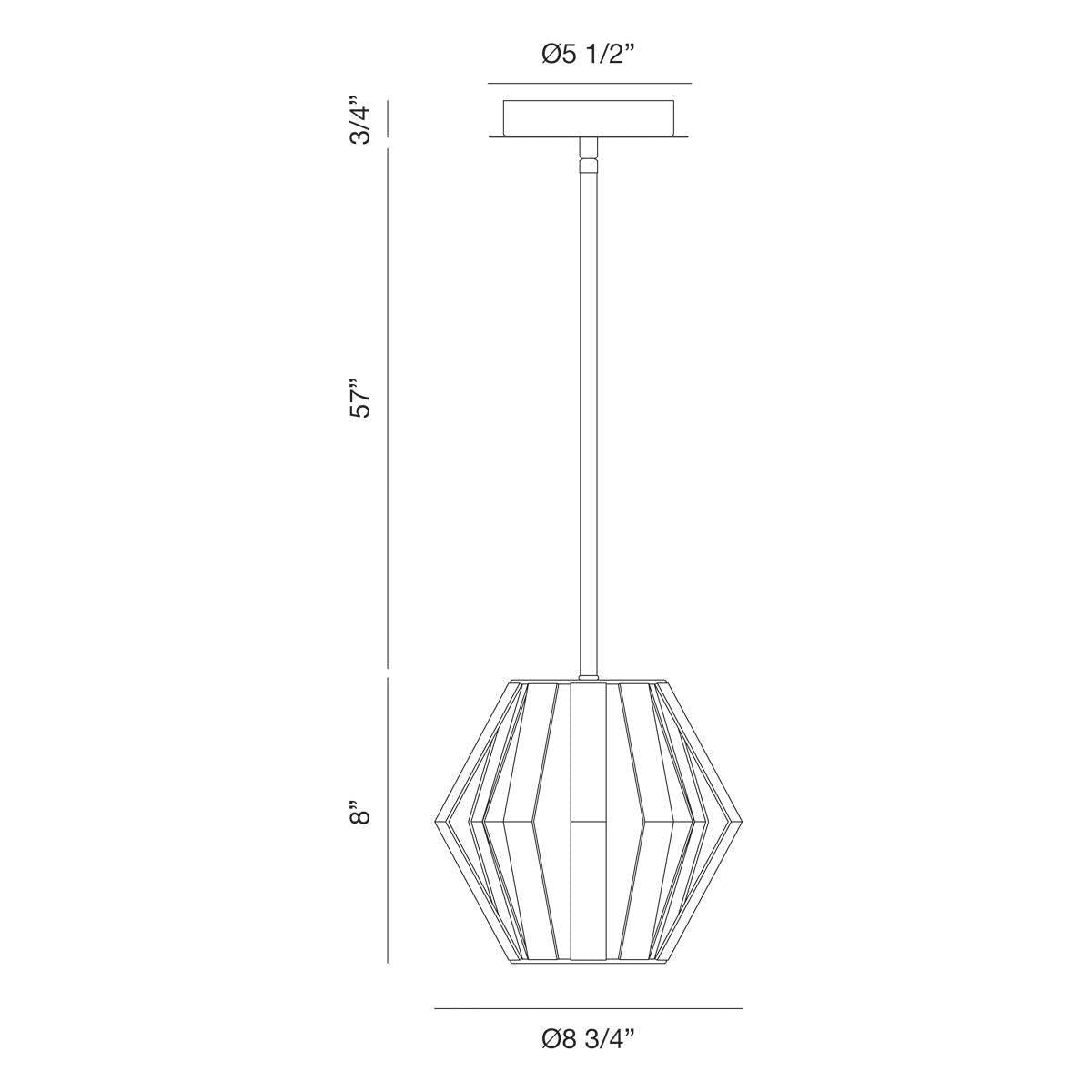Eurofase - Bevelo Small Pendant - Lights Canada