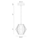 Eurofase - Bevelo Small Pendant - Lights Canada