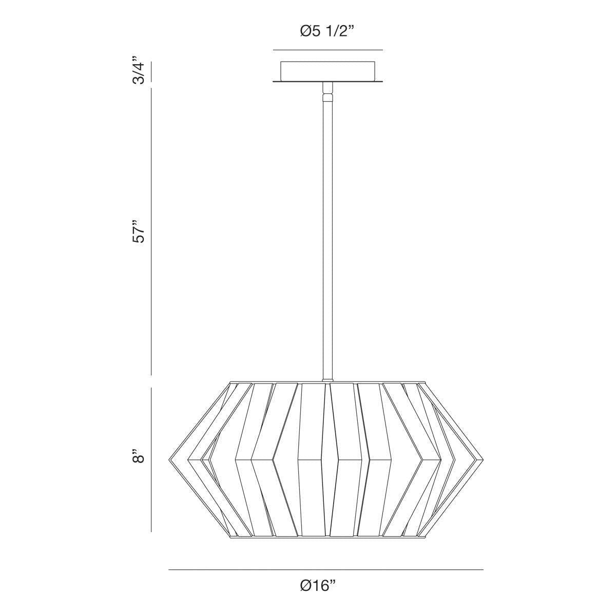 Eurofase - Bevelo Convertible Pendant - Lights Canada