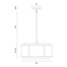 Eurofase - Tambouro Convertible Pendant - Lights Canada
