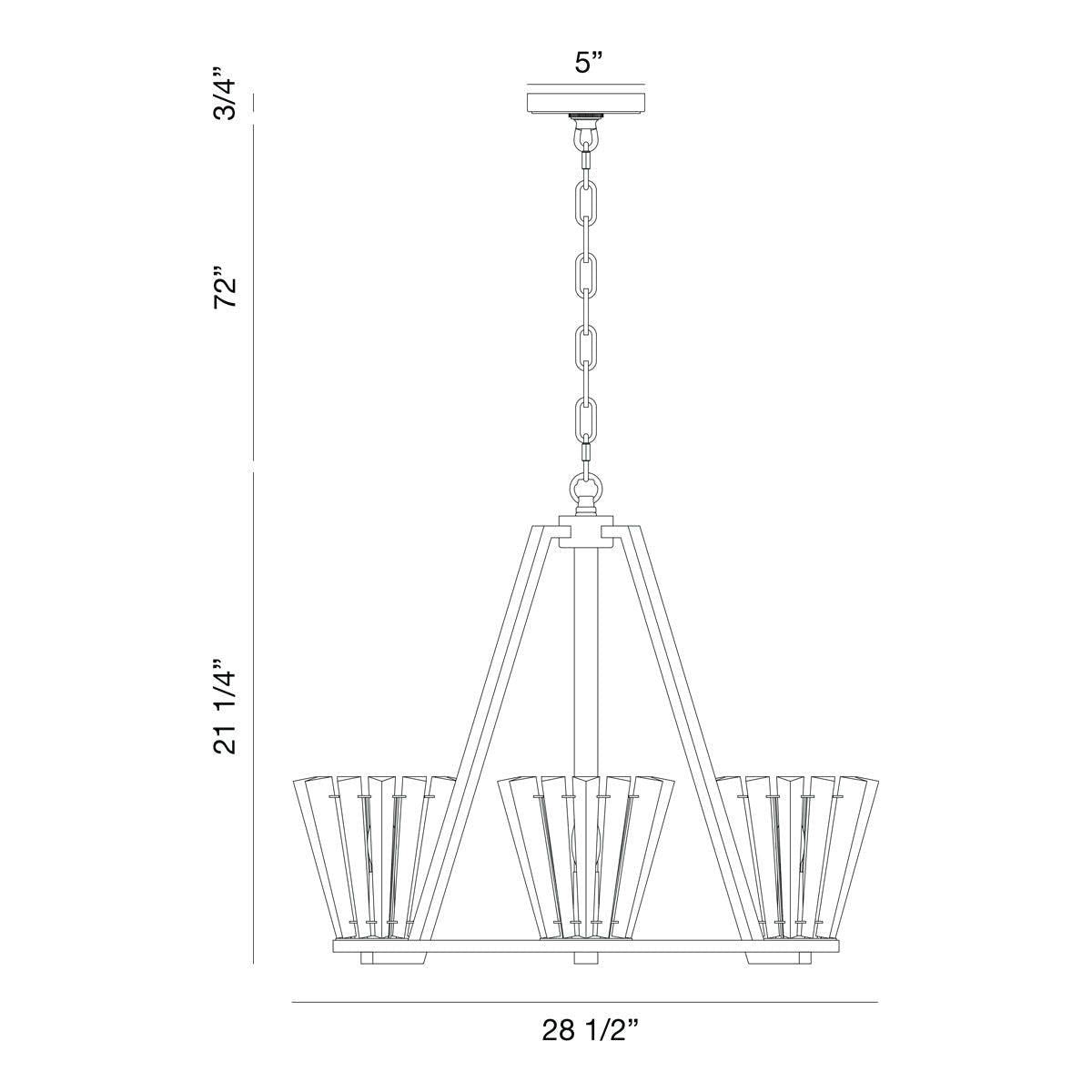 Eurofase - Ricca Small Chandelier - Lights Canada