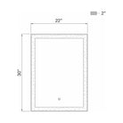 Eurofase - Lenora Small LED Mirror - Lights Canada