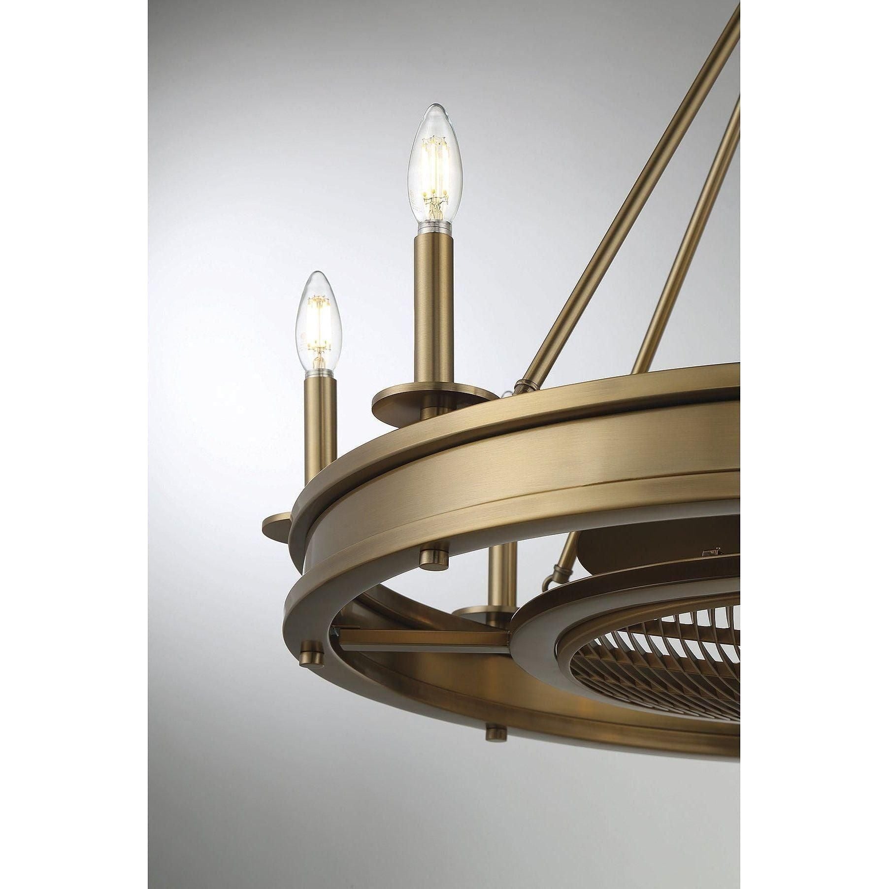 Savoy House - Lyon 8-Light Fan D'Lier - Lights Canada