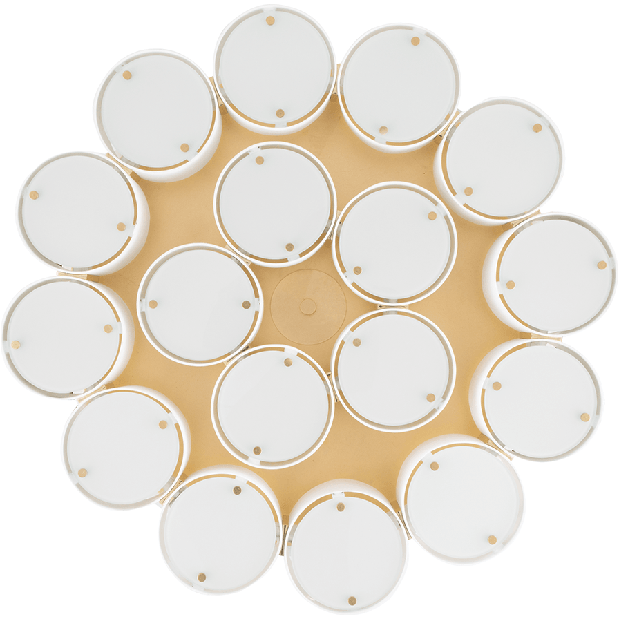 Corbett - Corbett Opal 17 Light Flush Mount - Lights Canada