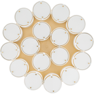 Corbett - Corbett Opal 17 Light Flush Mount - Lights Canada