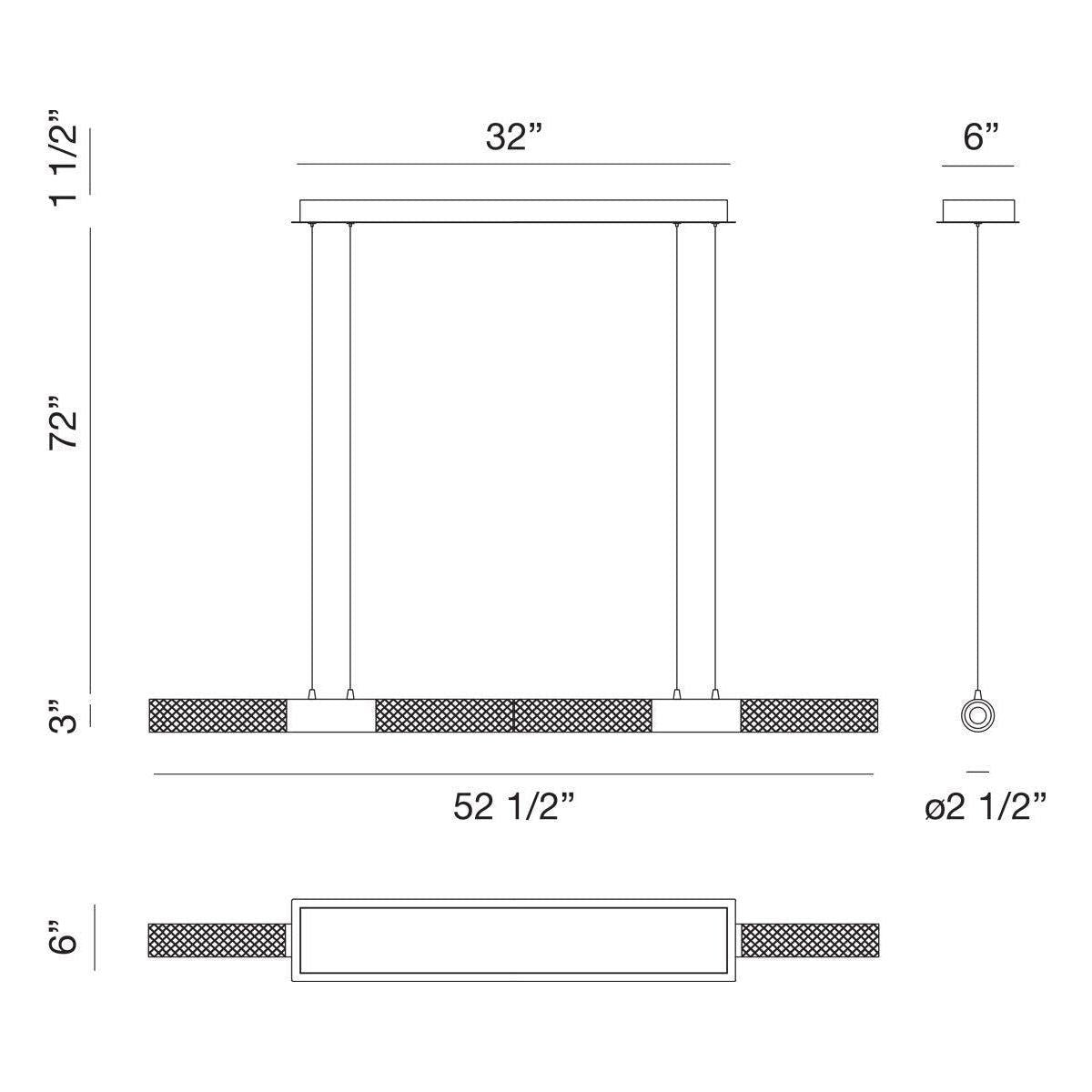 Eurofase - Crossley Linear Suspension - Lights Canada