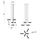 Eurofase - Crossley Multi Pendant - Lights Canada