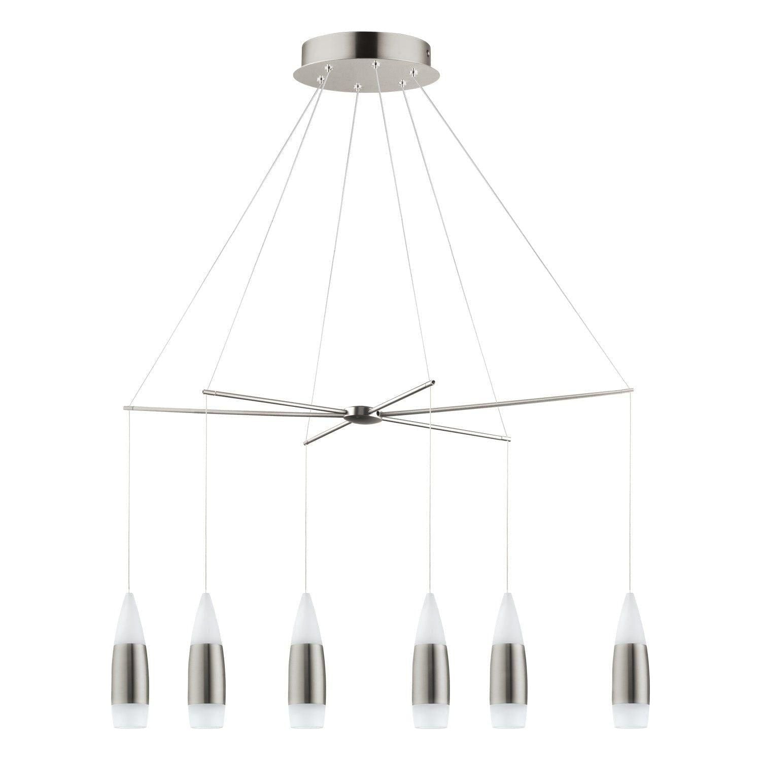 Eglo - Santiga 6-Light LED Pendant - Lights Canada
