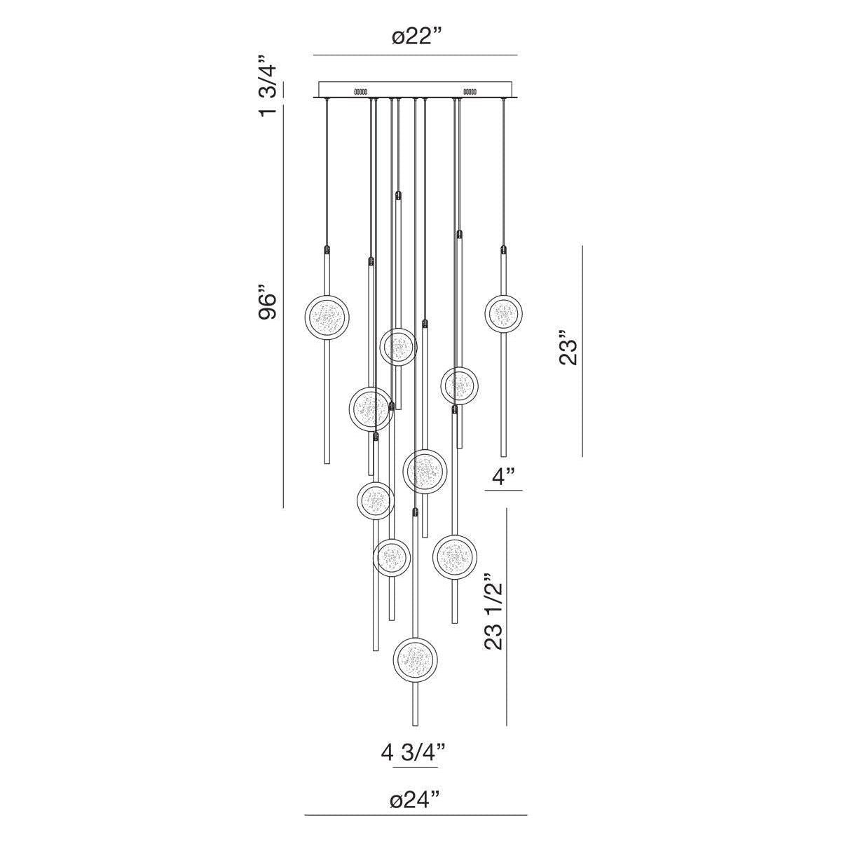 Eurofase - Barletta Chandelier - Lights Canada