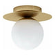 Eglo - Arenales 1-Light Semi Flush Mount - Lights Canada