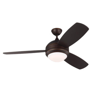 Visual Comfort Fan Collection - Discus Trio Outdoor Fan - Lights Canada