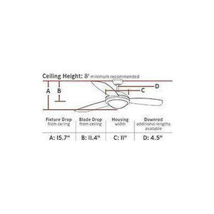 Visual Comfort Fan Collection - Discus Trio Outdoor Fan - Lights Canada