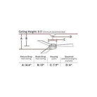 Visual Comfort Fan Collection - Vision II Ceiling Fan - Lights Canada