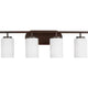Generation Lighting - Oslo Four Light Wall / Bath (with Bulbs) - Lights Canada