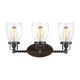 Generation Lighting - Belton Three Light Wall / Bath - Lights Canada