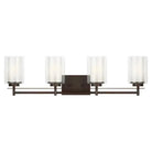 Generation Lighting - Elmwood Park Four Light Wall / Bath (with Bulbs) - Lights Canada