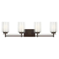Elmwood Park Four Light Wall / Bath (with Bulbs)